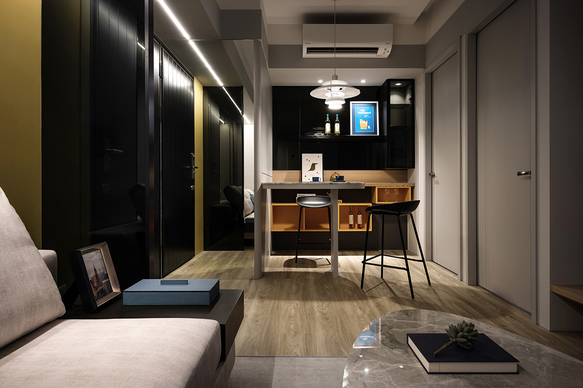 跳色空間設計色彩配置 城揚建設 J.ART - 藝瓦高雄室內設計