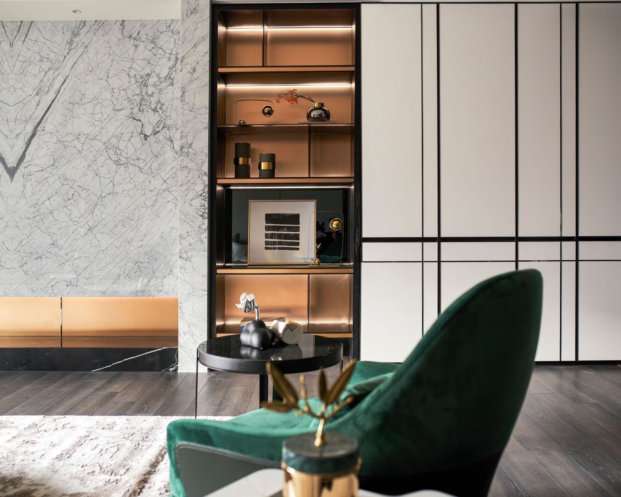 大坪數客廳設計 城揚建設 帝品苑 - 藝瓦高雄室內設計