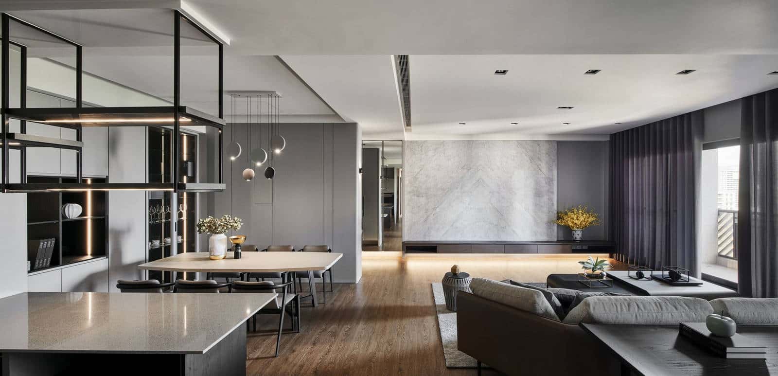 廚房中島設計 城揚建設 帝品苑 - 藝瓦高雄室內設計