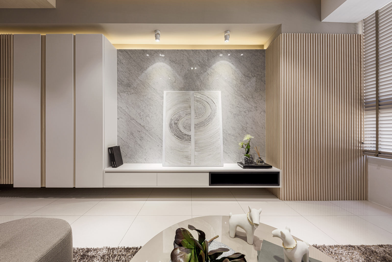 客廳設計 城揚建設 新驛城 - 藝瓦高雄室內設計