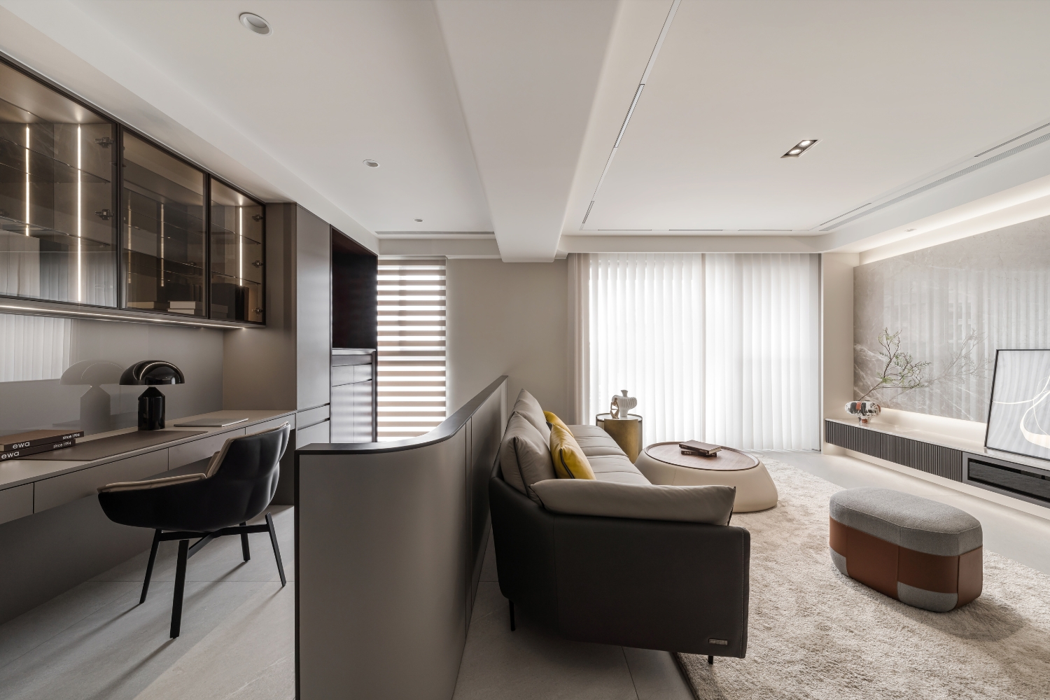 書房設計案例<水精湛A3-13F>，藝瓦空間設計作品