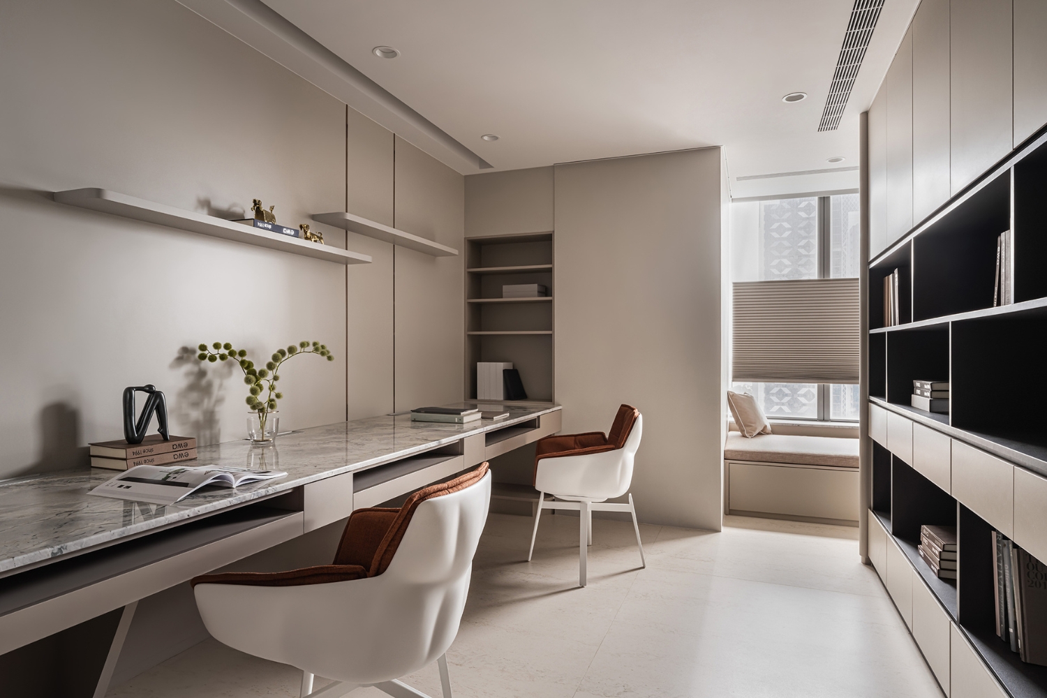 書房設計案例<定潮A2-11F>，藝瓦空間設計作品