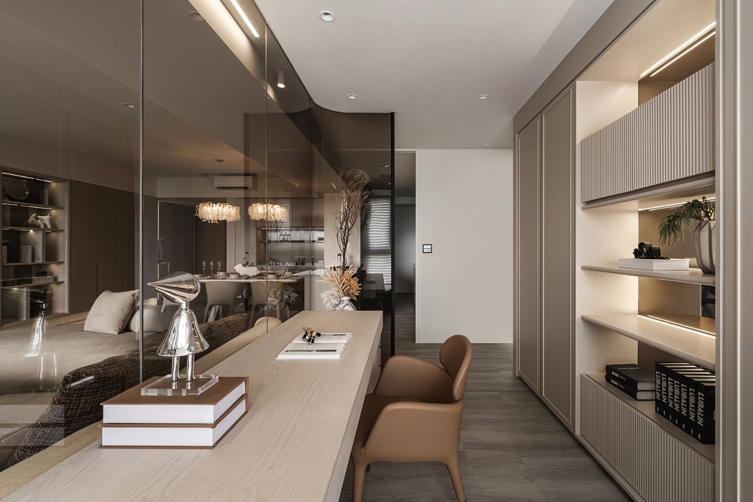 書房設計案例<森林之星D1-12F>，藝瓦空間設計作品