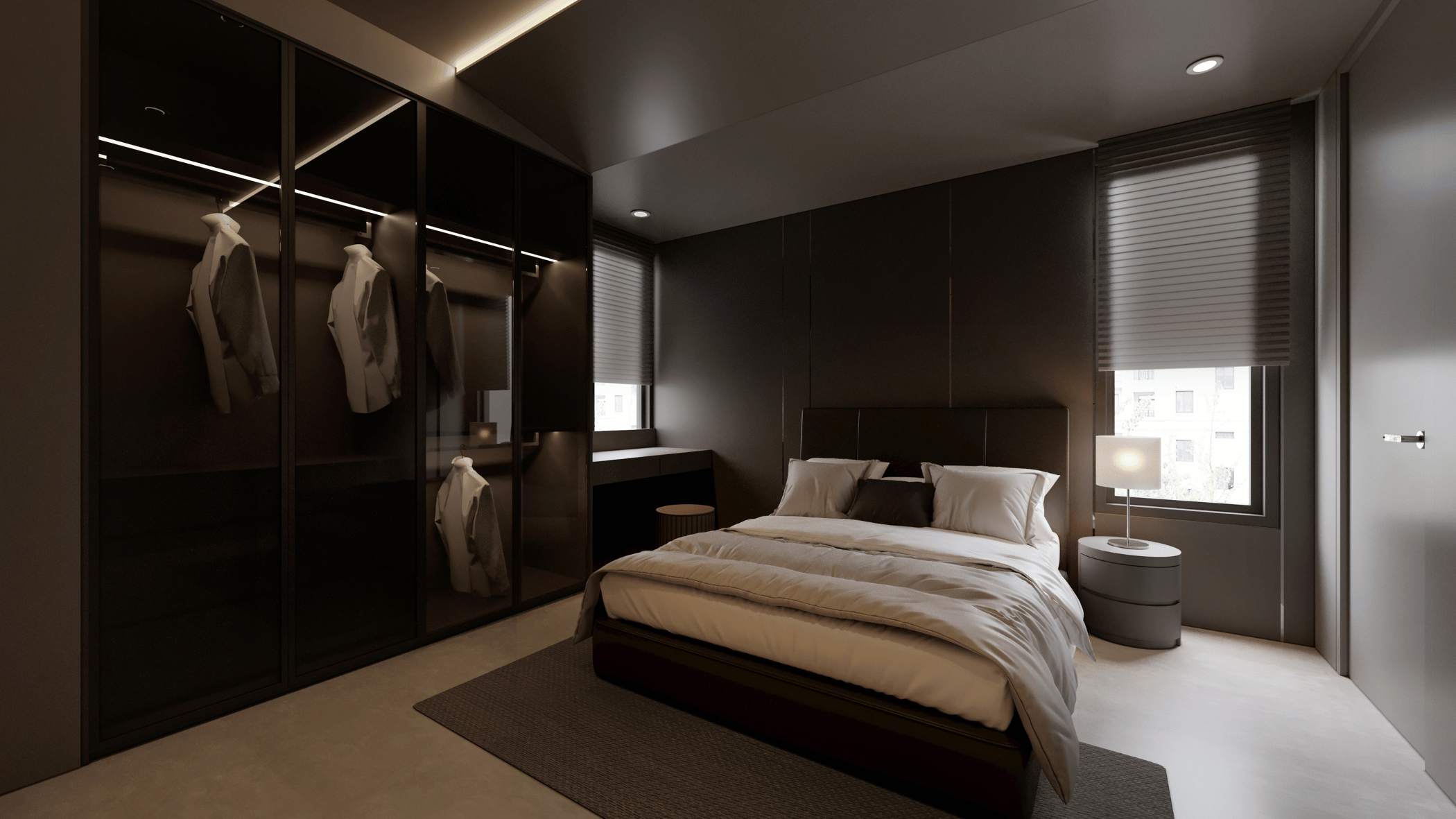 全屋除濕機案例<定潮大人系暗黑熟成宅>，藝瓦空間設計作品