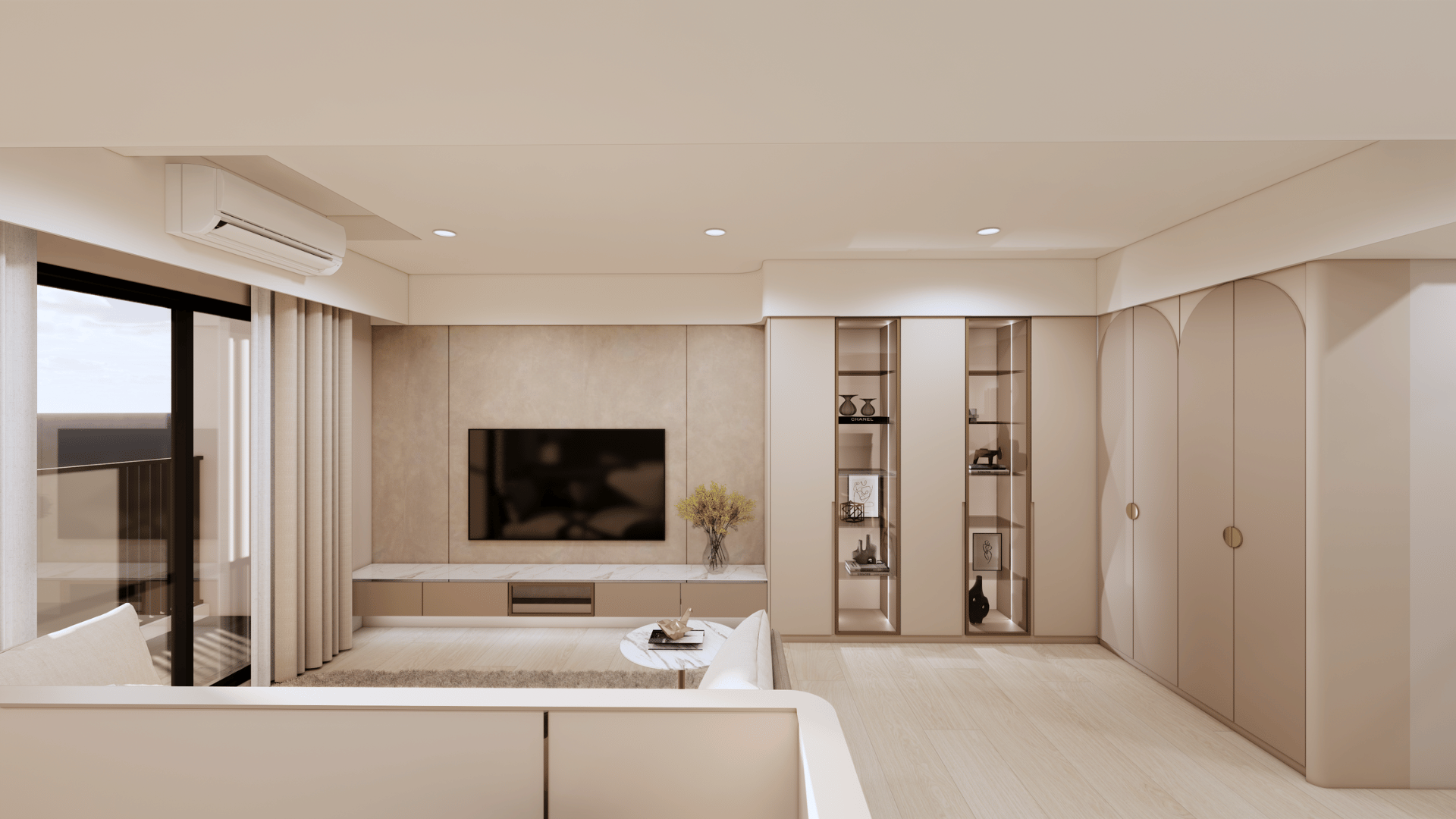 <璟都心>現代簡約風、奶茶宅案例，高雄藝瓦室內設計作品